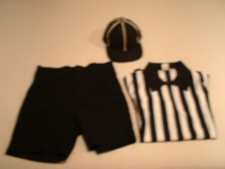 FOOTBALL / LACROSSE REFEREES UNIFORM / HALLOWEEN COSTUME