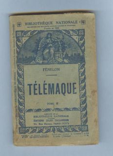Fenelon Telemaque Bibliotheque Nationale Fonde En 1863