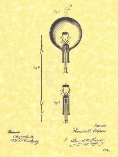 Thomas Edisons First Practical Incandescent Light Bulb