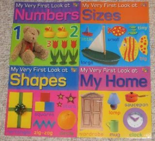 My Very First Look Lot 4 Toddler Baby Books New