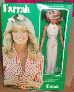 Mego Farrah Fawcett 1977 Fashion Doll Mint in Box Charlies Angels Star