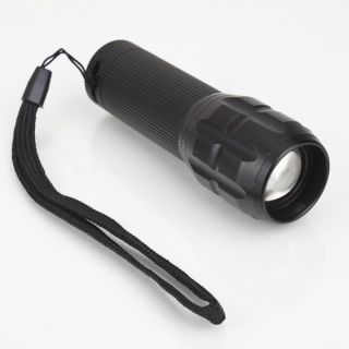 Waterproof Adjustable Focus Zoom LED Lamp Light Torch Flashlight