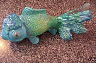  Turquoise Blue Green Gold Fish Koi Garden Pond Tank Decor
