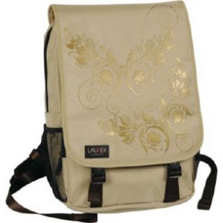 Accessories Laurex 15.6 Laptop Backpack Beige Butterfly 