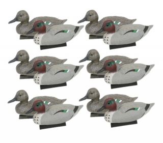 12 Flambeau Green Wing Classic Teal Duck Decoys 5080WAU