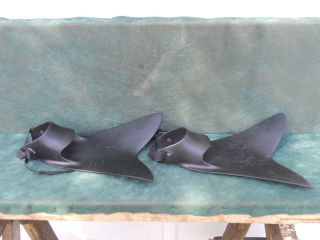 Nice Pair Size XL Force Fin Float Tube Fishing Polyurethane Flippers
