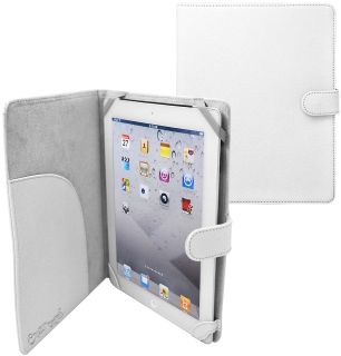 Folio Leather Case for Apple iPad 3 iPad HD Tablet Wht