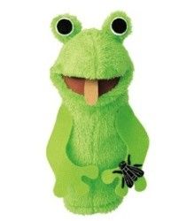 The Folkmanis Frog Puppet Kit includes Plush puppet body Cut out and