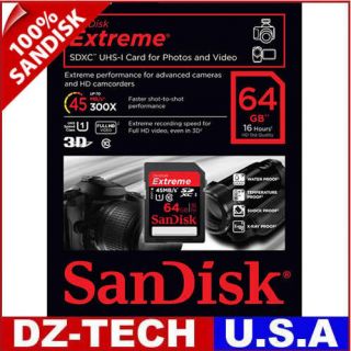  SDHC SDXC UHS I U1 300x 45MB s Flash Memory Card 619659074838