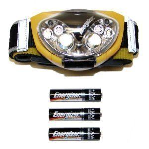 Energizer 6 LED Headlight Headlamp Flashlight Camping Hiking Hunting