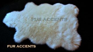  Sheepskin Bear Skin Faux Fur Area Rug Cabin Accent Flokati Rug