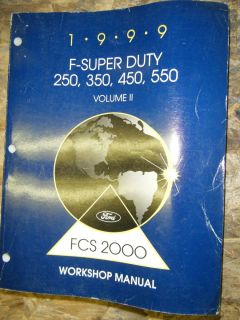 1999 FORD F SUPER DUTY 250 350 450 550 FACTORY SERVICE MANUAL 7 3