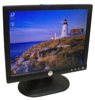 Dell E152FP 15 LCD Flat Panel Computer Monitor   Black