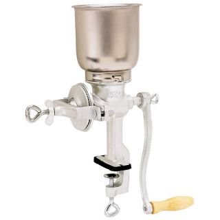 Hand Operated Cast Iron Bakers Clamp on High Hopper Food Nut Grain