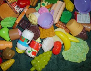 Huge Lot of Play food for Fisher Price Little Tikes Kitchen