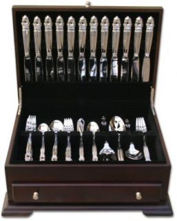 Classic Silverware / Flatware Chest by Wallace Silversmiths   FREE