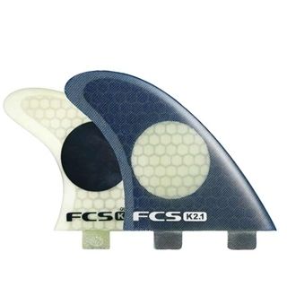   FCS K2 1 PC QUAD Fin Set Q1000 sides Performance Core Surfboard Fins