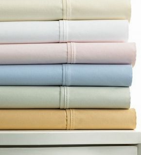 clarksville collection 525t white queen fitted sheet