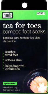  Bamboo Green Tea Foot Soaks by Hoof soothes Sore Tired Feet