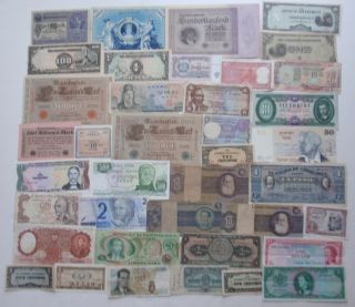 Foreign Paper Money Collection 39 Notes