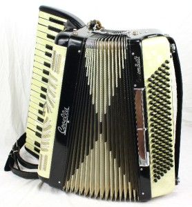 Vintage Covella Model 525 Piano Accordion Made in Italy with Case