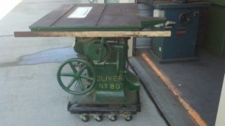 OLIVER 16 INCH 16 TABLE SAW, TILTING TABLE, FIXED MOTOR TABLE SAW