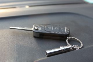 Ford Fiesta Focus C s Max Galaxy Carbon Fiber Key Chain Protective