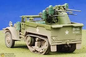 Corgi 1 50 Scale Forgotten Heroes Korean War M16 Machine Gun Motor