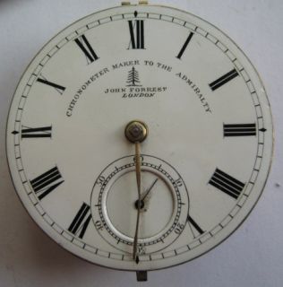 antique J forrest chronometer maker to admiralty london pocket watch