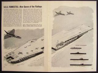 USS Forrestal Aircraft Carrier 1951 Concept Pictorial