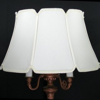 Silk V Notch Style Floor Lamp Shade 4 Antique Style Floor Lamp