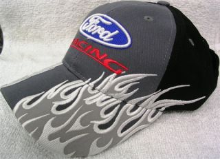 Brand New Ford Racing Black Grey Hat Designed by Bob Tasca III Free