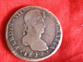 Fernando VII 8 Reales Durango Mint 1822