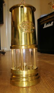 BRASS MINERS LAMP FERNDALE COAL MINING COMPLETELY RESTORED WELSH
