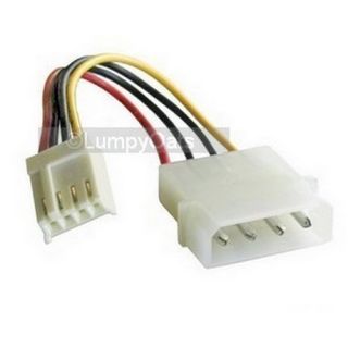 Pin Molex to Floppy Drive Power Adapter Cable Free s H