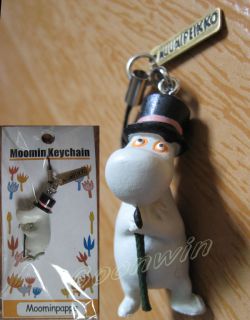 7pc Moomin Valley Snufkin Floren Hippo Figure Strap FSM2