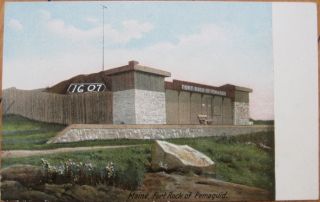 1905 Postcard Fort Rock of Pemaquid Maine 1607