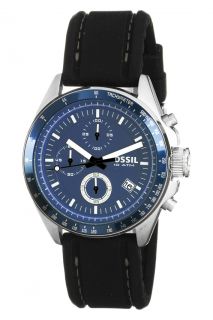 FOSSIL Mens Decker Chronograph Blue Dial Watch CH2691
