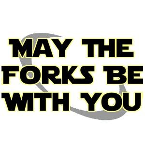 May The Forks Be with You Novelty Apron