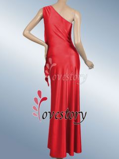  Diamantes Reds Stretchy Single Shoulder Formal Dresses 09463 Size 10