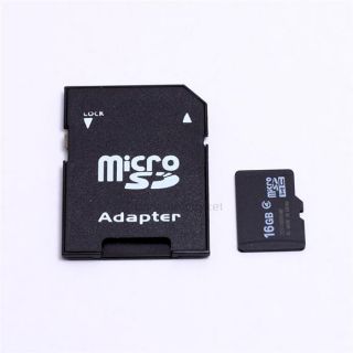 New 16GB Micro SD SDHC MicroSD TF Memory Card 16g 16 GB SD Adapter