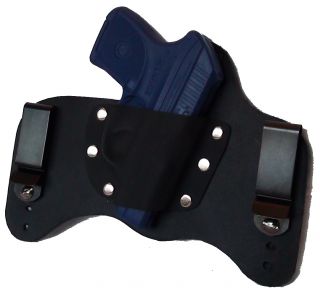 FoxX Leather Kydex IWB Holster Ruger LCP Hybrid Holster Black