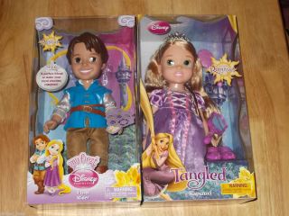  Disney Princess Tangled Rapunzel Flynn Rider 15 Toddler Dolls
