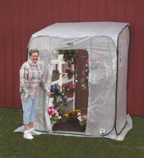 Portable Lean to Greenhouse Flowerhouse Hothouse 6 Ft