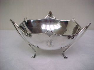 English Sterling Footed Round Bowl Holloware 283 Grams