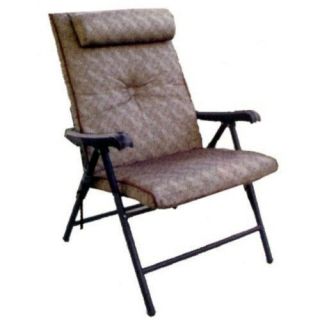 Prime Plus Folding Patio Chair Brown Part 88303