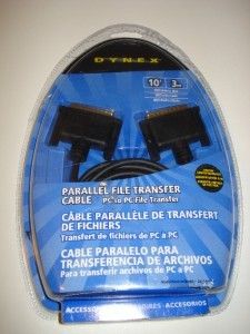 Dynex 10Parallel File Transfer Cable PC to PC Transfer