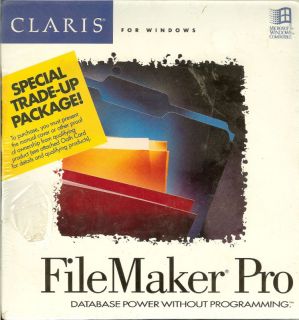Claris FileMaker Pro for Windows Database Software New