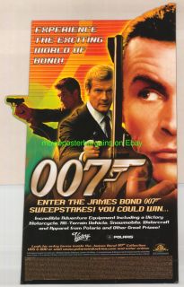 JAMES BOND COUNTER STANDEE MINT SEAN CONNERY