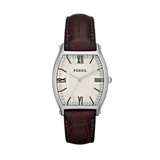 fossil womens wallace leather watch brown # es3122